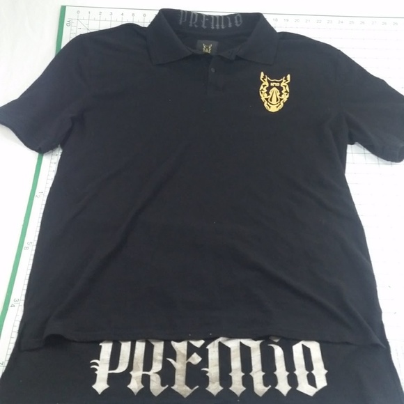 big and tall black polo shirts